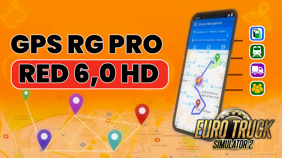 GPS RG PRO  RED 6,0 HD